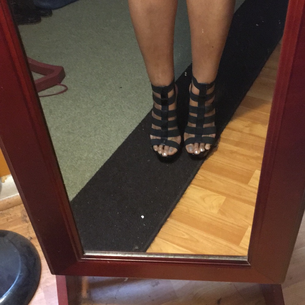 Black heels